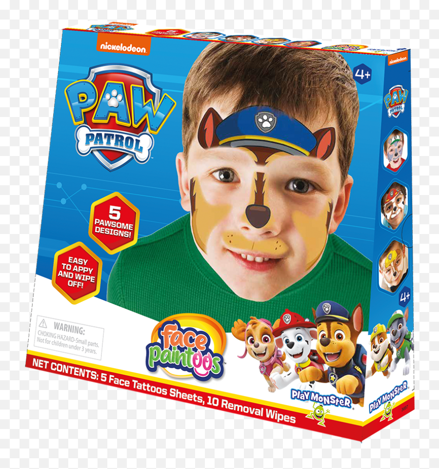 Face Paintoos Paw Patrol Pack - Paw Patrol Face Painting Png,Paw Patrol Logo Png