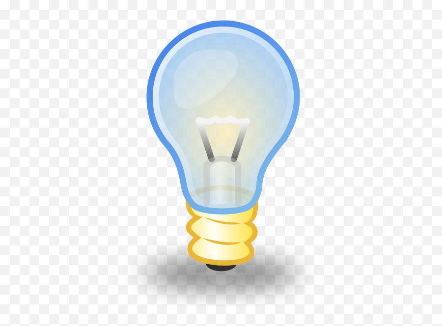 Vector Clip Art Of Small Transparent - Transparent Light Bulb Vector Png,Light Bulb Transparent