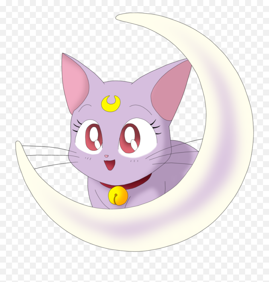 Sailormoon Sailor Moon Diana Cat - Mèo Ca Thy Th Mt Trng Png,Sailor Moon Png