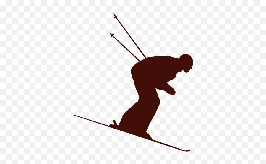 Download Skiing Png Image For Free - Transparent Downhill Skier Silhouette,Skiing Png