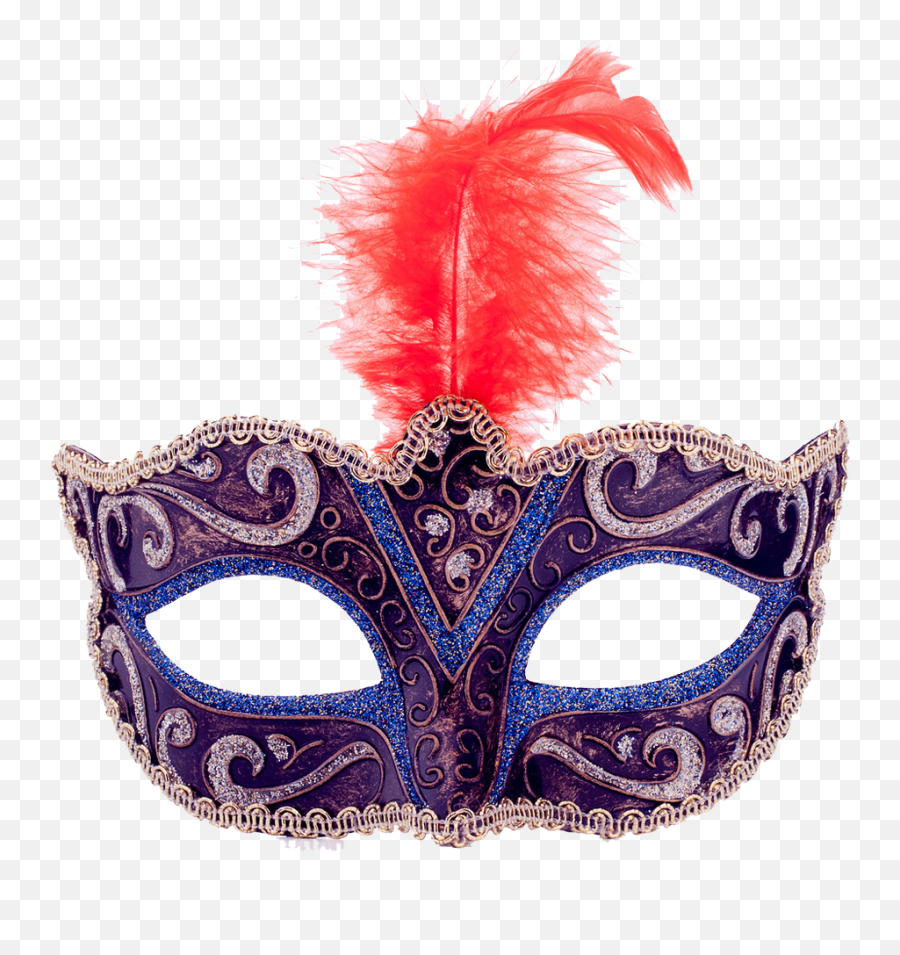 Red Masquerade Png Picture Black And - Carnival,Masquerade Png