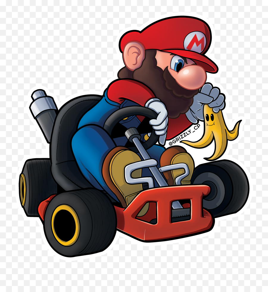 Mario Kart 64 - Mario Kart Cartoon Png,Mario Kart Transparent