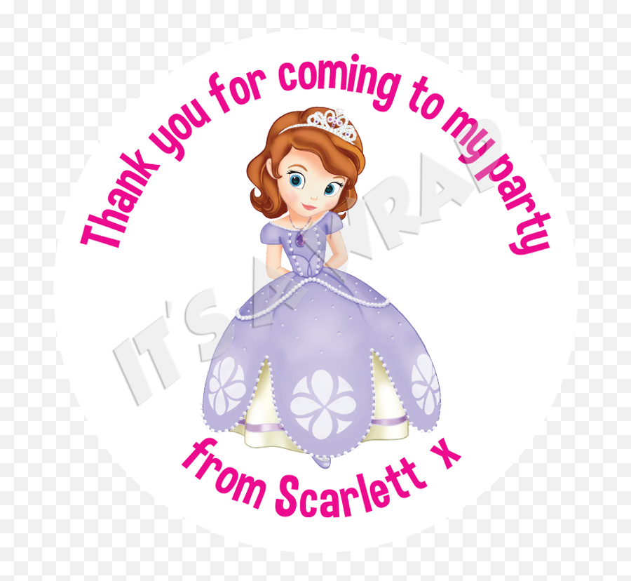 Sofia The First Sweet Cone Stickers - Princess Sofia 2nd Sofia The First Png,Princesa Sofia Png