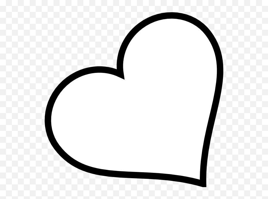 Black Heart Tilted Clip Art - Vector Clip Art Cute White Love Heart Png,Black Hearts Png
