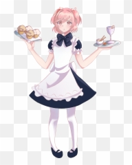 Download Anime Png - Natsuki In Maid Dress Waitress