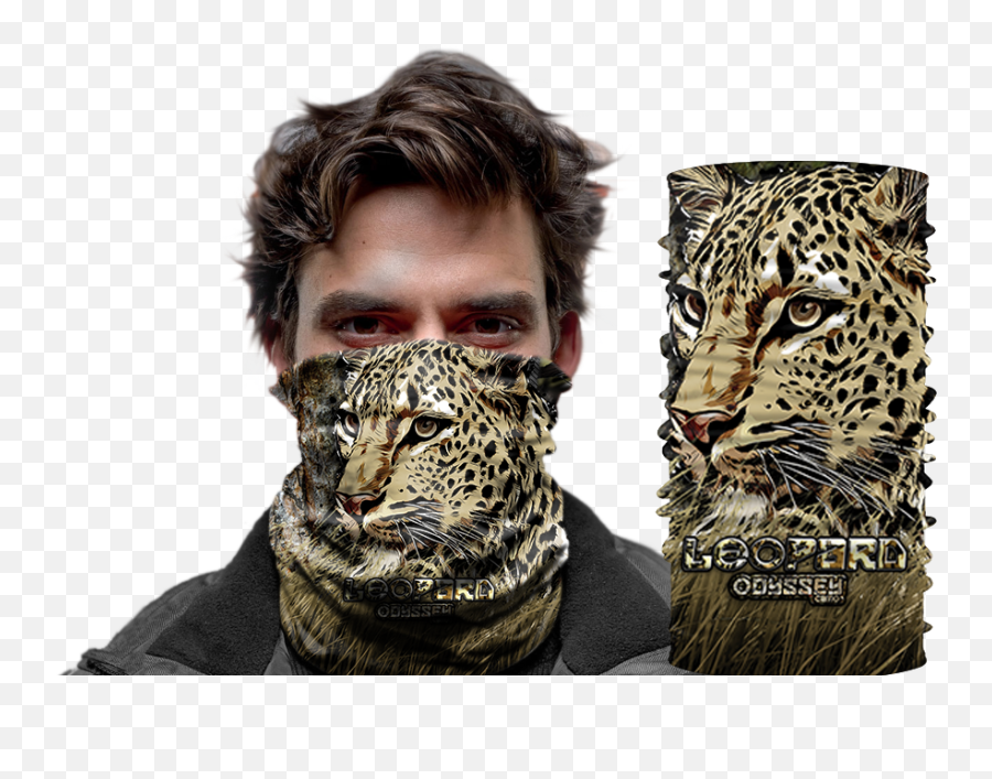 Face Wear Grass Leopard - Carp Fishing Buff Png,Leopard Png