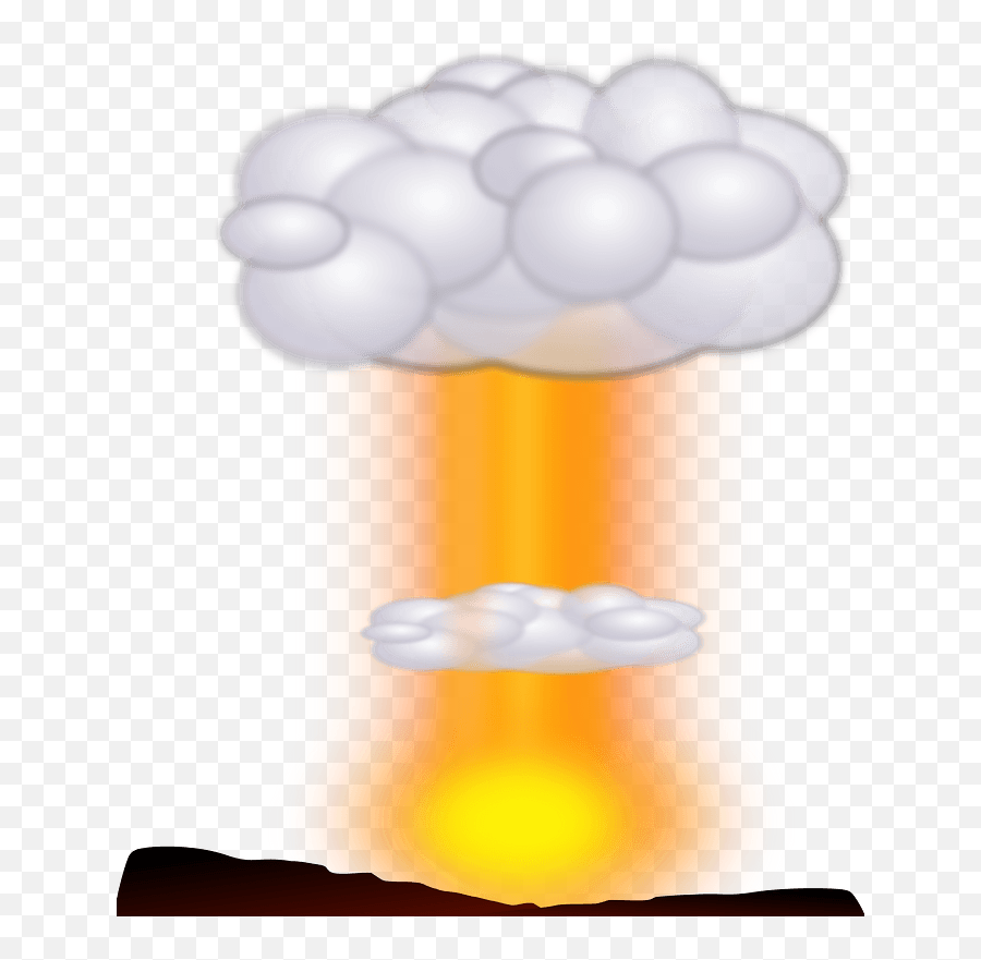 Nuclear Explosion Clipart - Illustration Png,Mushroom Cloud Transparent