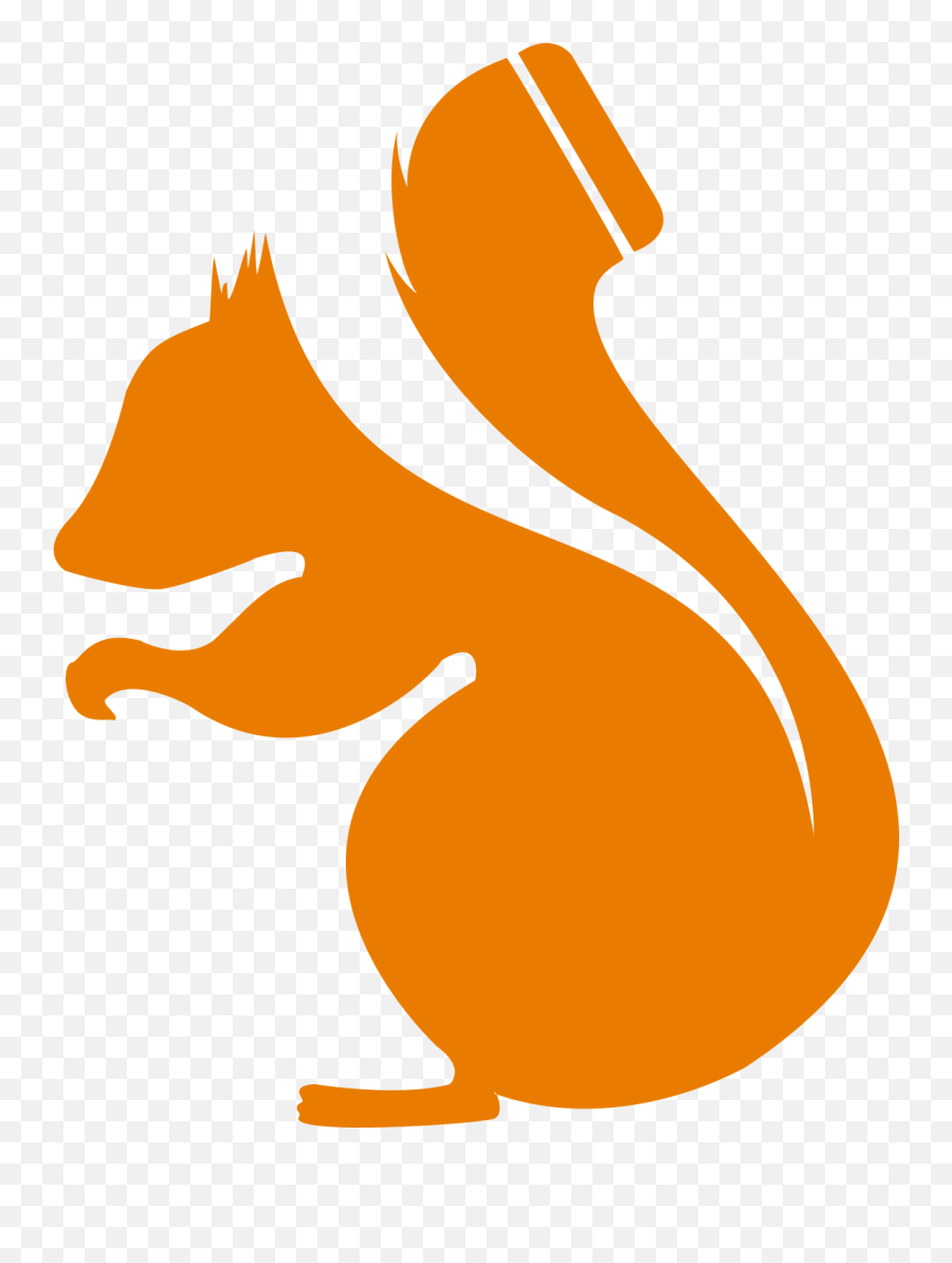 Phone Squirrel - Clip Art Png,Squirrel Logo