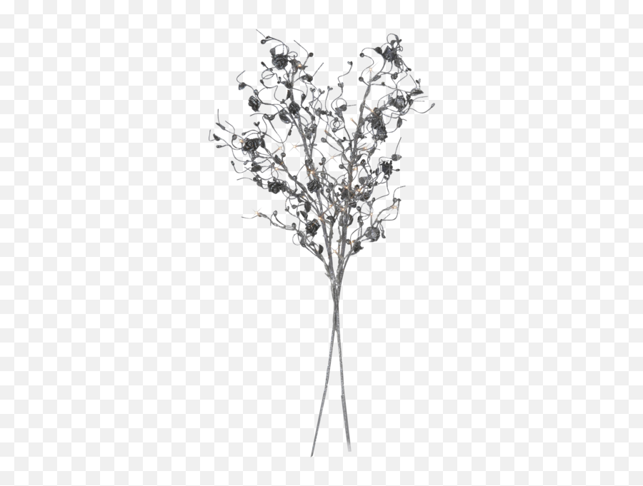 Twig Png - White Flowers Decoration Png,Twig Png