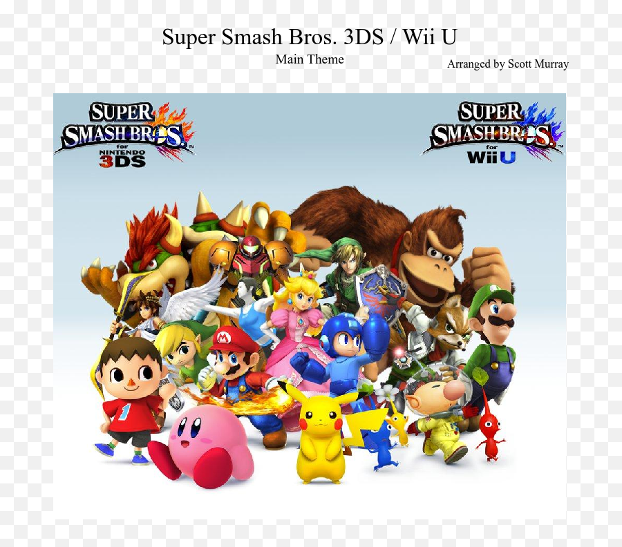 Download Super Smash Bros - Super Smash Brothers For Wii U Super Smash Png,Super Smash Bros Wii U Logo