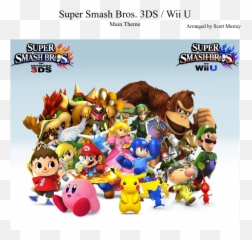 Download Super Smash Bros - Brothers For Wii U png