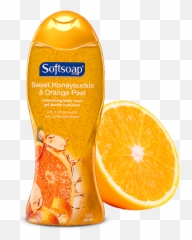 Softsoap Moisturizing Body Wash Sweet Honeysuckle - Softsoap Sweet Honeysuckle Orange Peel Png,Honeysuckle Png