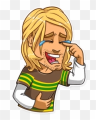 Kurt Stickers Set For Telegram - Clip Art Png,Kurt Cobain Png