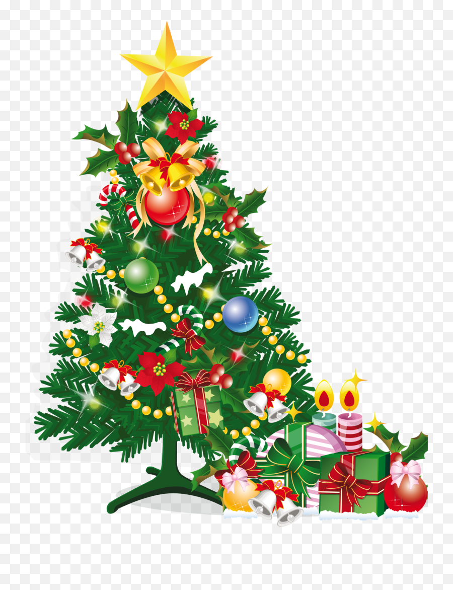 Download Hd Arbol De Navidad Vector Png - Christmas Tree Gif Png,Arbol De Navidad Png
