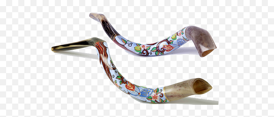 Painted Kudu Shofar Israel Spring Party 40 - 42 Bag Shofar Png,Shofar Png