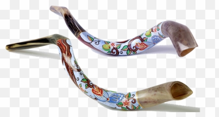 Painted Kudu Shofar Israel Spring Party 40 - 42 Bag Shofar Png,Shofar Png