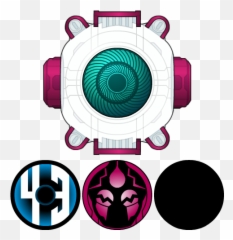 Tesla Ghost Eyecon - Kamen Rider Template png