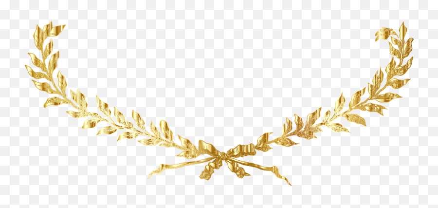 Laurel Wreath Gold - Free Vector Graphic On Pixabay Transparent Background Leaf Laurel Wreath Png,Laurel Wreath Png