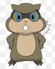 Shiny Patrat With Disappointed Face By Kol98 - Shiny Patrat Shiny Patrat Png,Geodude Png
