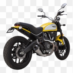 Ducati Scrambler Icon Silver Cheap Online - Vance And Hines png