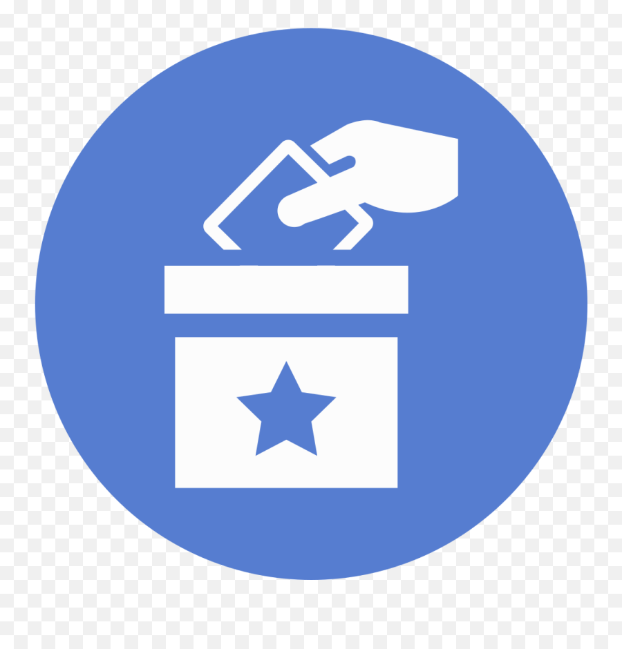 Election Polling Box Icon - Polling Icon Png,Blue Box Icon
