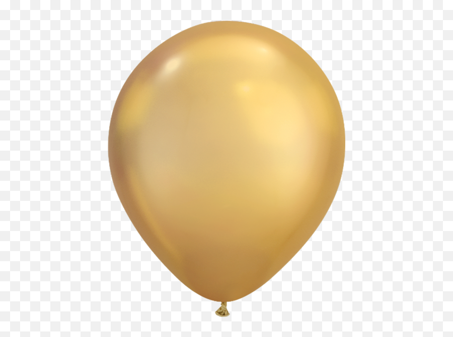 Gold Chrome Balloon - Gold Chrome Balloon Png,Gold Balloon Png