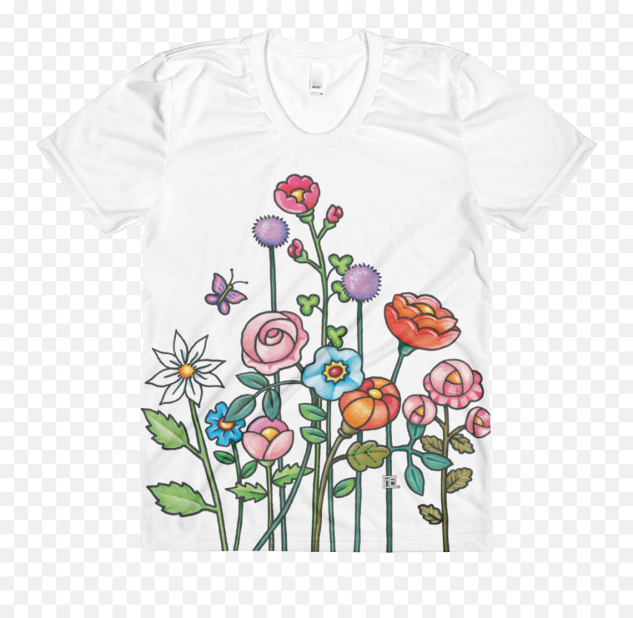 Flower Garden T - Shirt Mary Engelbreit Flower Garden Shirt Png,Flower Garden Png