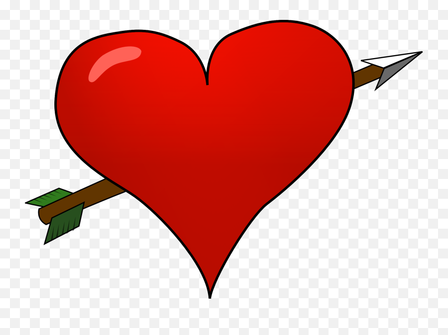 Heart Love Arrow - Saint Day Heart Png,Love Arrow Png