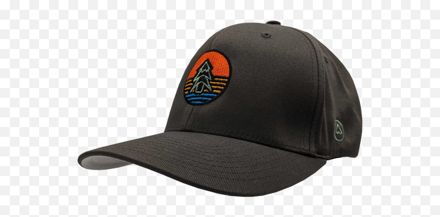 Hat - Tree Icon Sunrise Dark Grey Flexfit Structured Cap For Baseball Png,Tree Icon Transparent