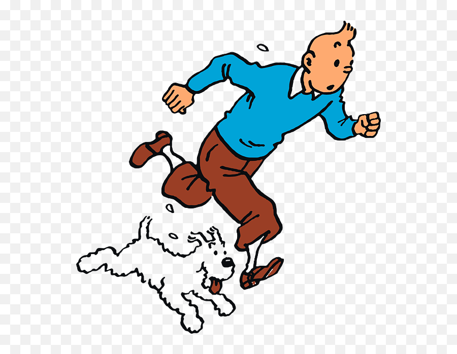 Tintin Carry - Tintin And Snowy Png,Tintin Gay Icon