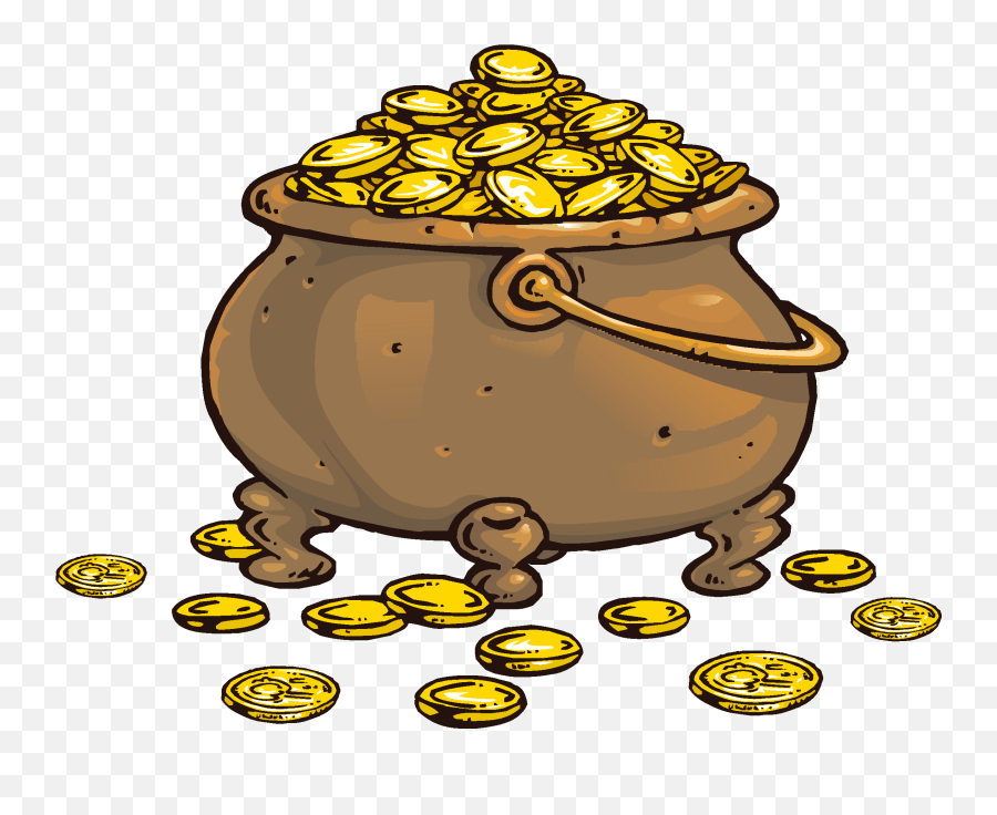 Coins Clipart Treasure Coin Transparent - Gold Treasure Clipart Png,Pile Of Gold Png