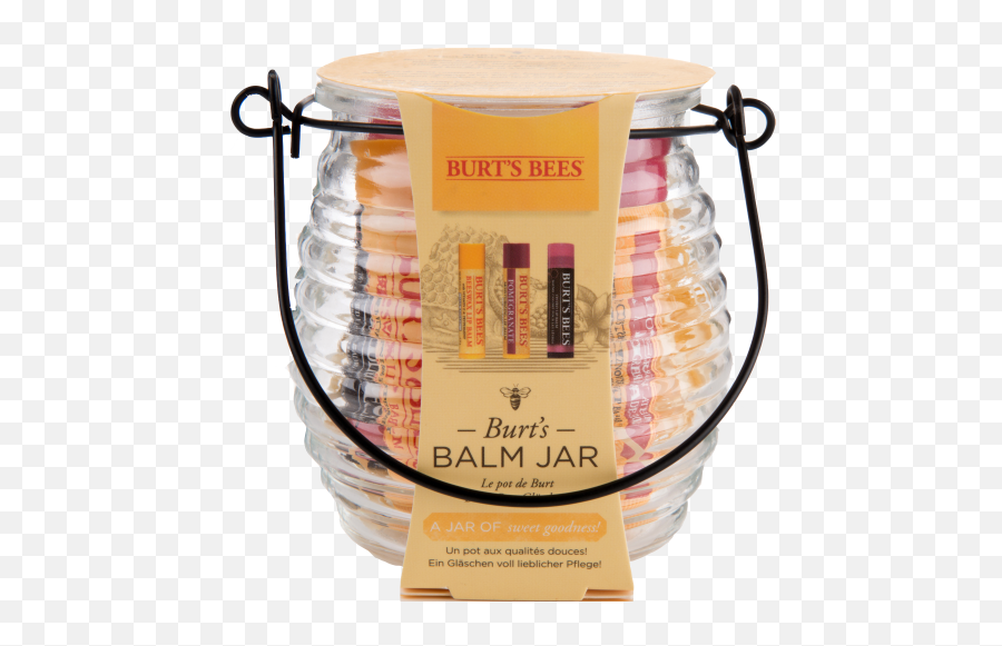 Honey Jar - Bees Lip Balm Set Png,Honey Jar Png