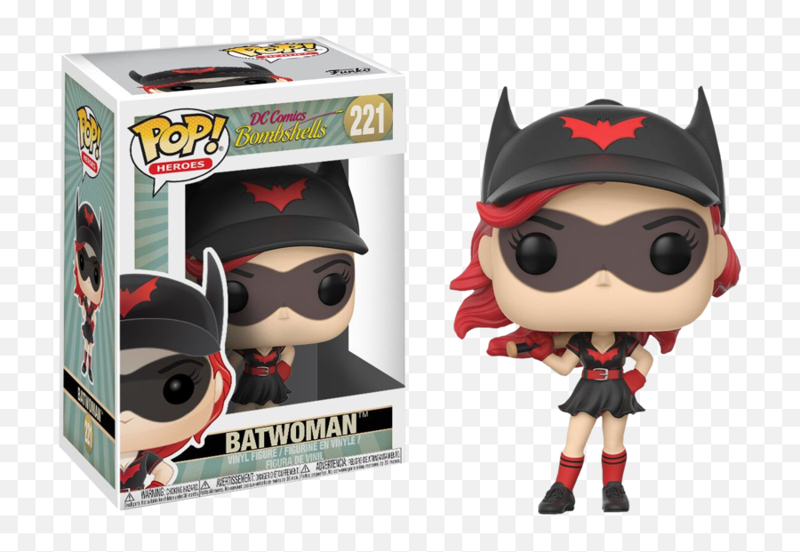 Dc Bombshells - Batwoman Pop Vinyl Figure Dc Heroes 221 Funko Pop Batwoman Bombshell Png,Dc Icon Harley Statue