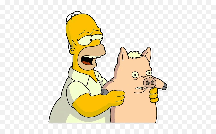 Homer Stickers - Happy Png,Spiderpig Icon