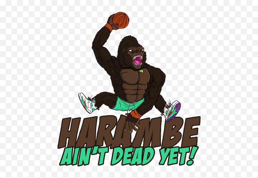 Harambe Ainu0027t Dead Yet U2013 Rte Sports - Poster Png,Harambe Transparent