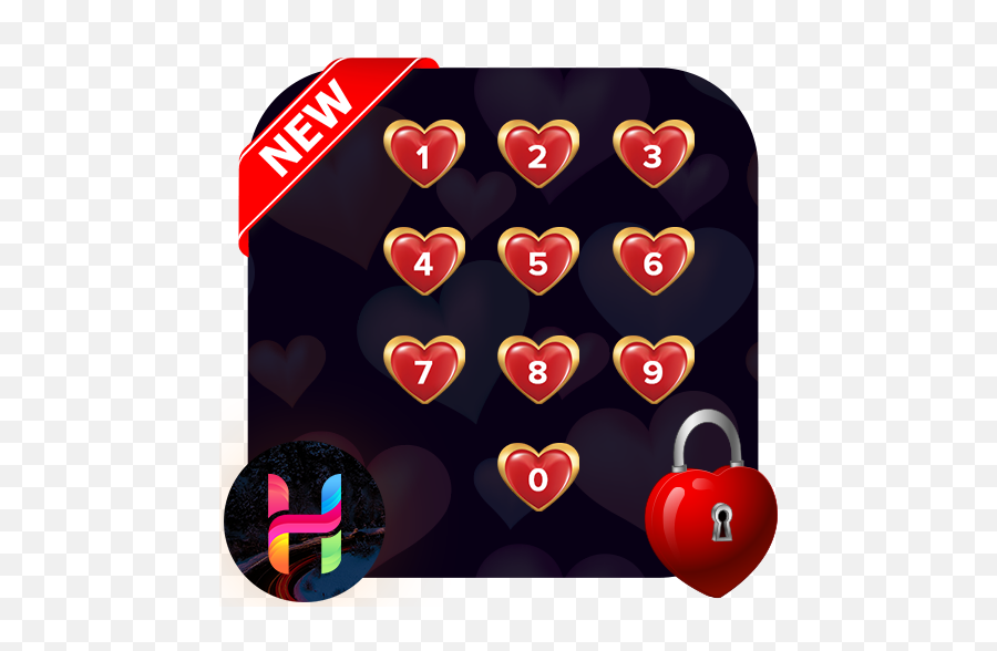 Love Theme App Lockpinklove Apk 12 - Download Apk Girly Png,Heart Lock Icon