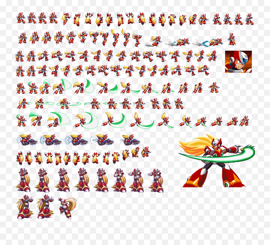 Index Of Animation - Megaman X4 Zero Sprites Png,Megaman X4 Icon