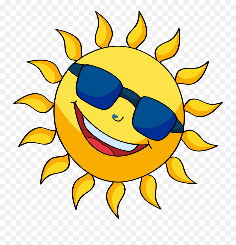 Download Sun Smiling Vector Cartoon Free Transparent Image - Sun Cartoon Png Transparent,Smiling Mouth Png
