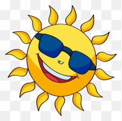 Download Sun Smiling Vector Cartoon Free Transparent Image - Sun Cartoon Png Transparent,Smiling Mouth Png