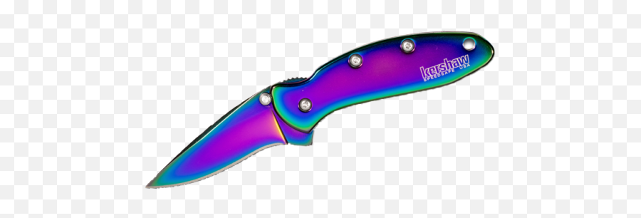 Knife Transparent - Kershaw Rainbow Pocket Knife Png,Knife Transparent