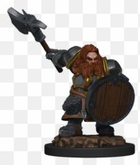 Dungeons U0026 Dragons Fantasy Miniatures Icons Of The Realms Premium Figures W5 Dwarf Fighter Male - png