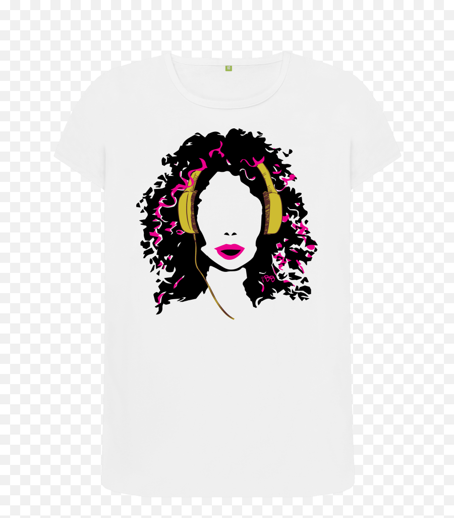 Dj Icon Womens T - Shirt Hair Design Png,I Dj Icon