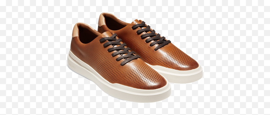 Grandprø Rally Laser Cut Sneaker Tan - Cole Haan Rally Png,Walking Cradles Icon