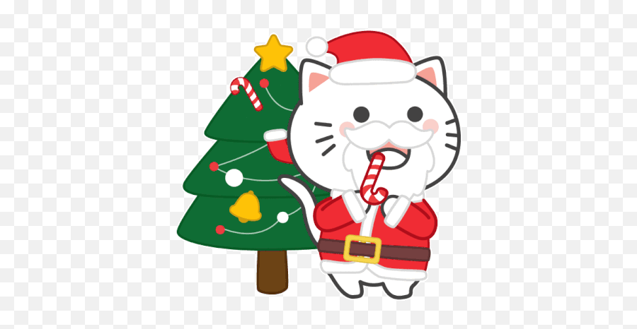 Kiki Kikicat Sticker - Kiki Kikicat Kikiapp Discover Baik Gif Png,Christmas Cat Icon