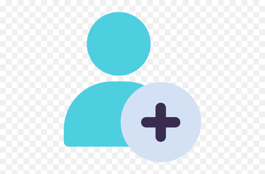 Add User - Free Social Icons Dot Png,Blue Add Icon