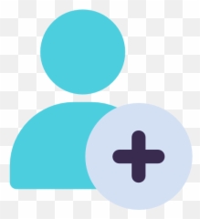 Add User - Free social icons Dot png
