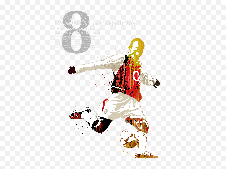 Freddie Ljungberg - The Invincibles Tshirt For Sale By Art Football Player Png,Kaepernick Icon Tee
