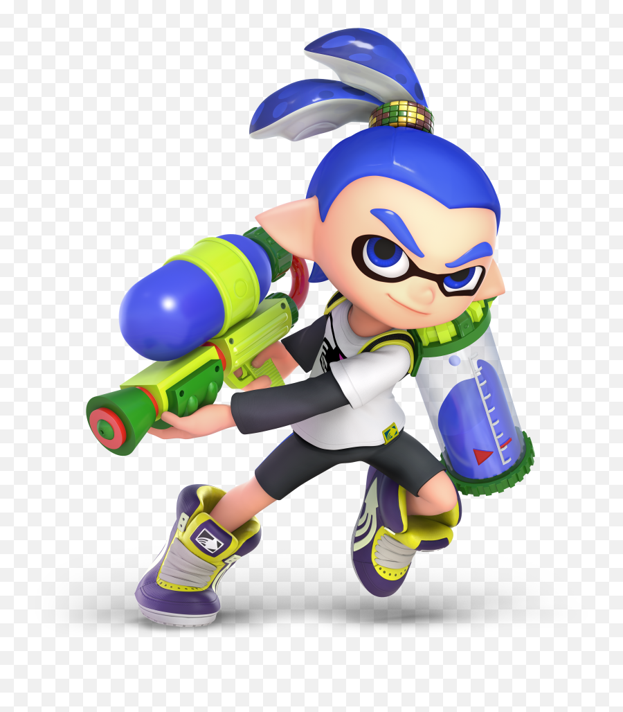 Light Blue Inkling - Inkling Boy Super Smash Bros Png,Inkling Png