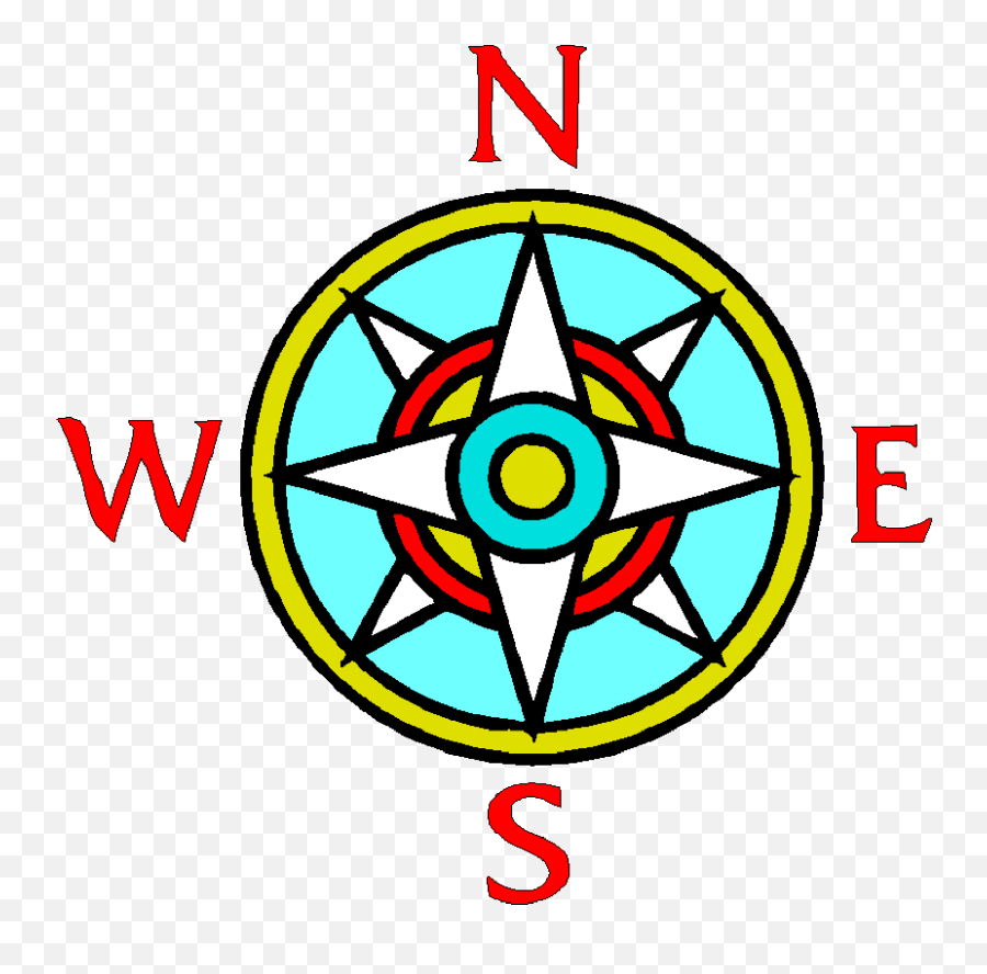 Compass Directions As A Clip Art Free Image Download - Direction Is ...