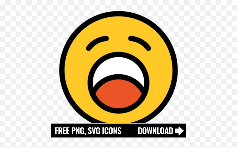 Free Sleepy Icon Symbol Png Svg Download Face Flat